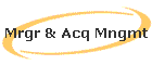 Mrgr & Acq Mngmt